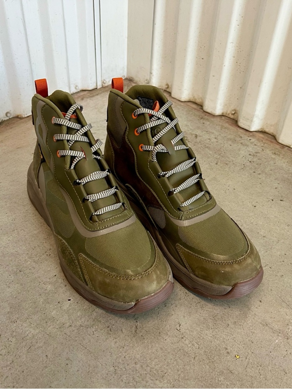 Teva Geotrecca RP Hiking Boots Dark Olive Desert Taupe Size 9.5 No Box